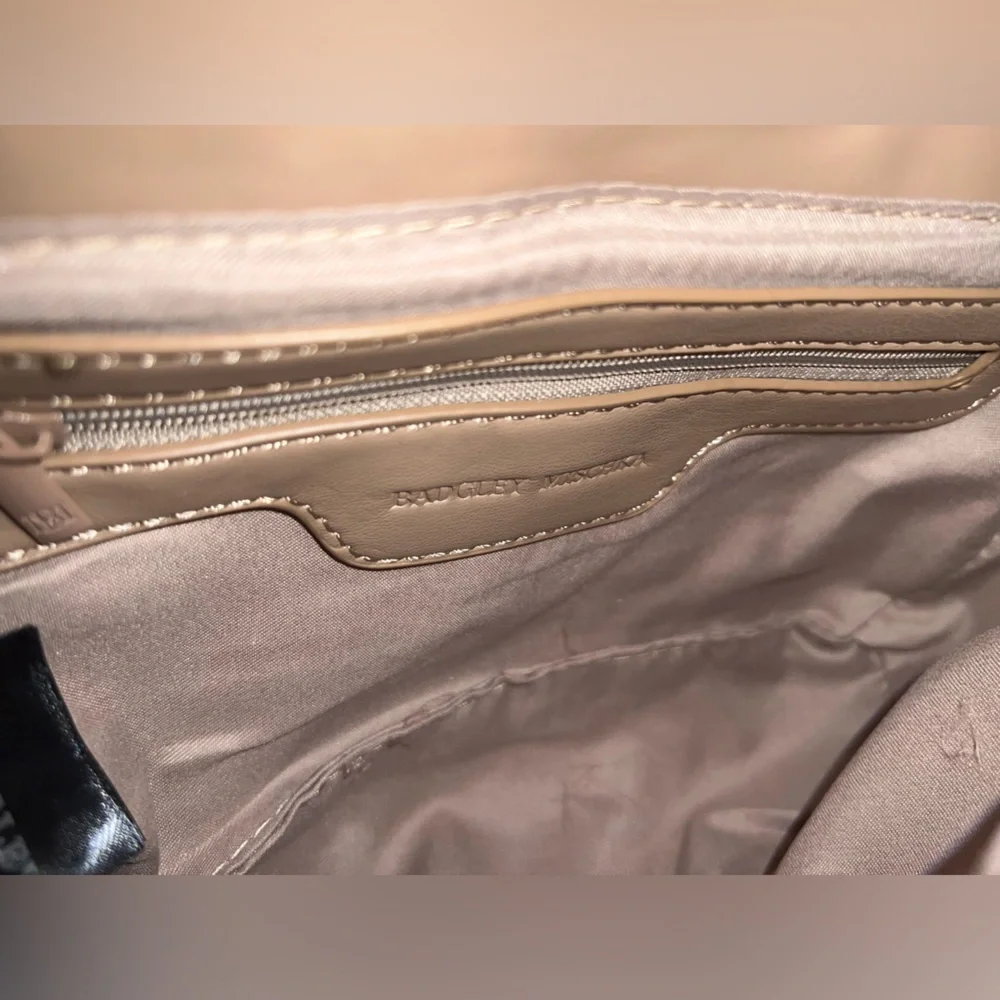 Badgley Mischka Quilted Studded Vegan Leather Bag - Picture 7 of 10